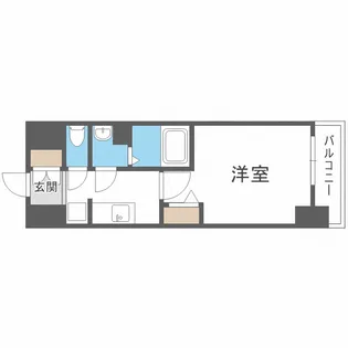 プレサンス淡路駅前【8階】の間取り