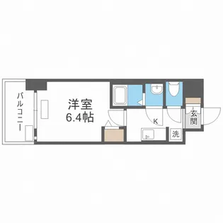 プレサンス淡路駅前【3階】の間取り