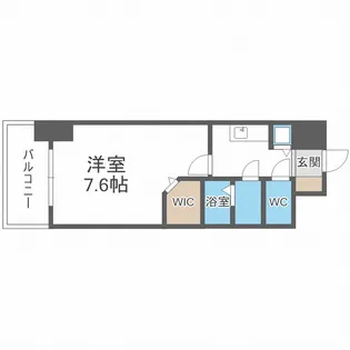 ワールドアイ天王寺ミラージュⅡ【3階】の間取り