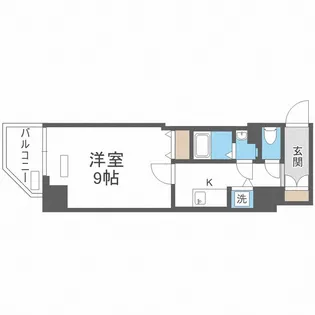 ワールドアイ天王寺ミラージュⅡ【4階】の間取り