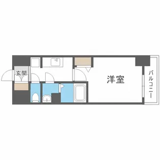プレサンス淡路駅前【7階】の間取り