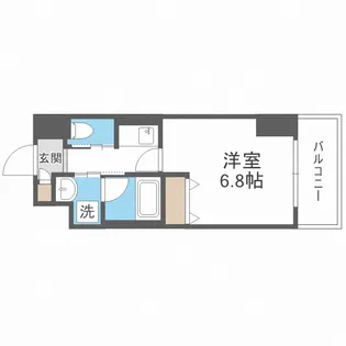 プレジオ都島本通【13階】の間取り