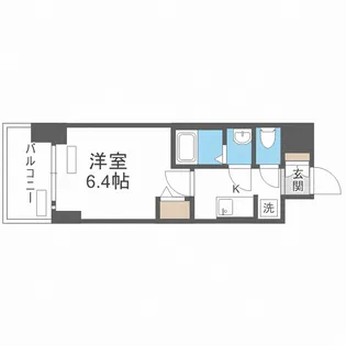 プレサンス新大阪ジェイズ【6階】の間取り