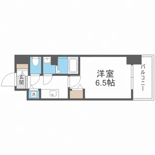 アドバンス大阪バレンシア【10階】の間取り