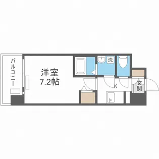 レジュールアッシュ桜宮エクシード【9階】の間取り