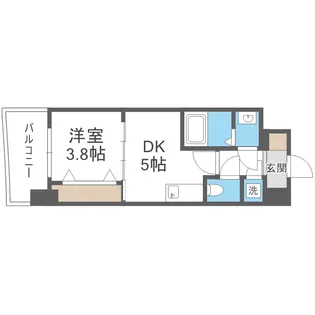 セレニテ京橋クレア【2階】の間取り