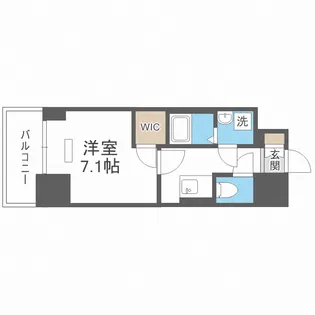 エスプレイス大阪ガルフレジデンス【4階】の間取り