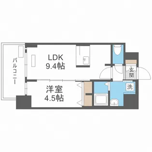 プレサンス新大阪ジェイズ【7階】の間取り
