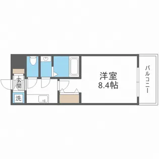 ディクス福島レジデンス【7階】の間取り