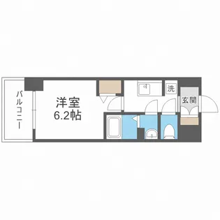 アドバンス大阪セレーノ【12階】の間取り