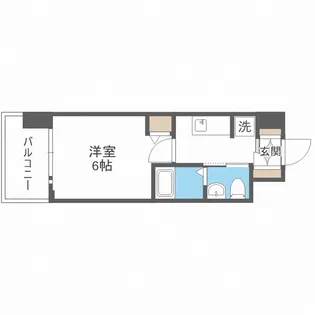 ラクラス阿倍野元町【6階】の間取り