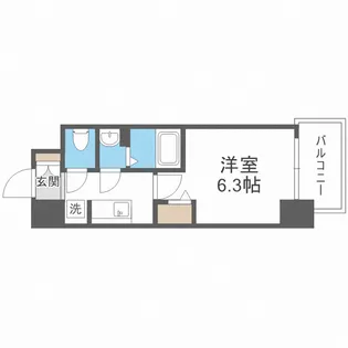 アドバンス大阪セレーノ【10階】の間取り