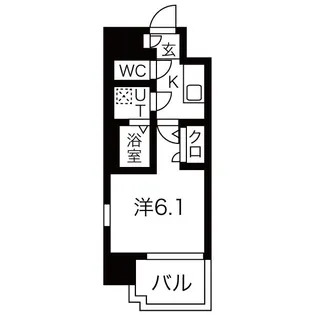 エスリード天王寺町北【2階】の間取り
