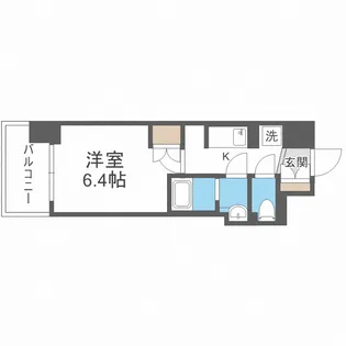 BPRレジデンス新梅田【8階】の間取り