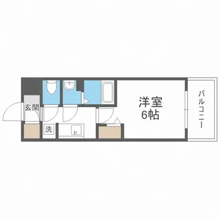 アドバンス大阪セレーノ【11階】の間取り