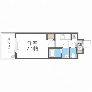 大阪WESTレジデンスⅡ【2階】の間取り