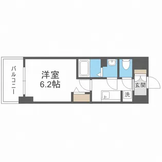 アドバンス大阪セレーノ【9階】の間取り