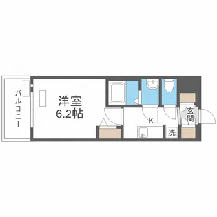 プレサンス難波インフィニティ【2階】の間取り