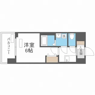 レオンコンフォート梅田北【3階】の間取り