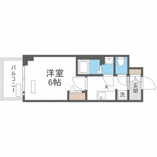 プレサンス新大阪ストリーム【13階】の間取り
