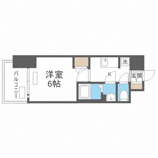 プレサンス新大阪ストリーム【8階】の間取り