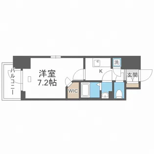 エスリード九条スタシオン【12階】の間取り