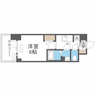プレサンス新大阪ストリーム【9階】の間取り