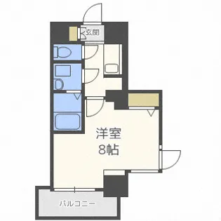 S-RESIDENCE西長堀【12階】の間取り