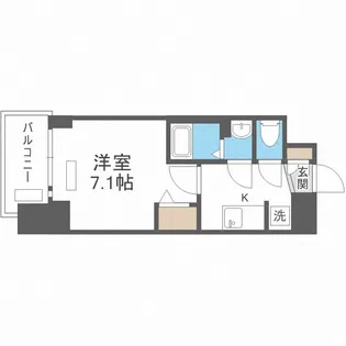 プレサンス新大阪ストリーム【11階】の間取り