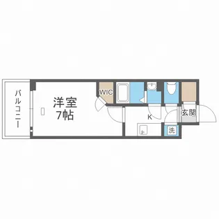 エスリード九条スタシオン【4階】の間取り