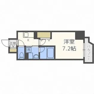 キャトル・ヴァレ【4階】の間取り