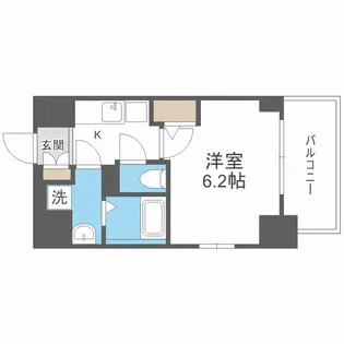 エスリード松屋町グレイス【3階】の間取り