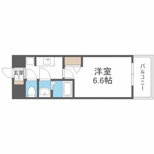 ベラジオ三国駅前【2階】の間取り