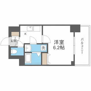 エスリード松屋町グレイス【4階】の間取り