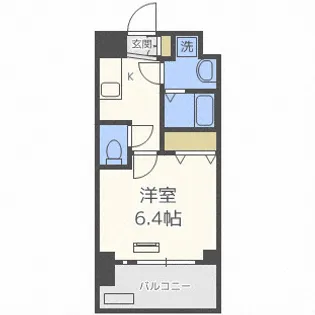 ジアコスモ大阪イーストゲート【11階】の間取り