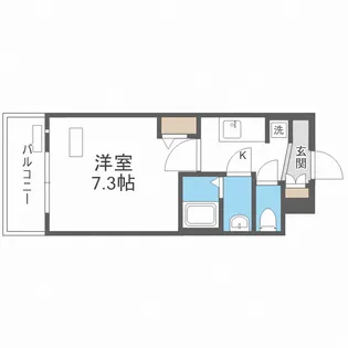 ララプレイス四天王寺前夕陽ヶ丘プルミエ【9階】の間取り