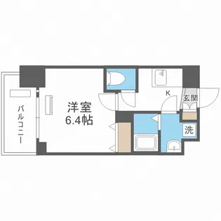 ジアコスモ大阪イーストゲート【7階】の間取り