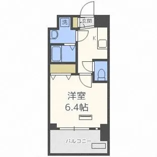 ジアコスモ大阪イーストゲート【3階】の間取り