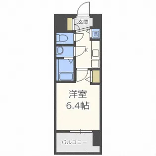 アドバンス大阪グロウス【12階】の間取り
