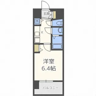 アドバンス大阪グロウス【3階】の間取り