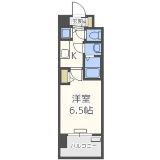 プレサンス四天王寺前夕陽ヶ丘【9階】の間取り