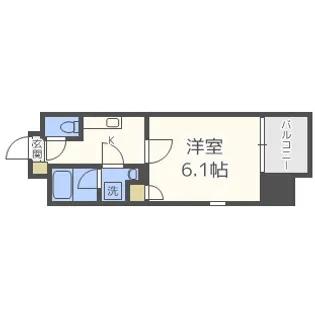 Luce Minamimorimachi【2階】の間取り