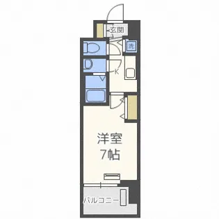 スワンズシティ梅田シエロ【6階】の間取り
