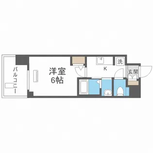 エステムコート新大阪ⅩⅢニスタ【5階】の間取り