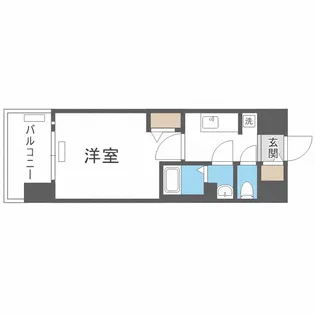 レシオス大阪城公園【13階】の間取り