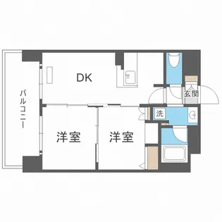 エステムコート新大阪ⅩⅢニスタ【3階】の間取り
