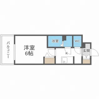 ファステート大阪上本町ソーレ【5階】の間取り