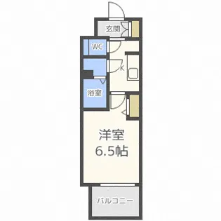 レシオス大阪城公園【11階】の間取り