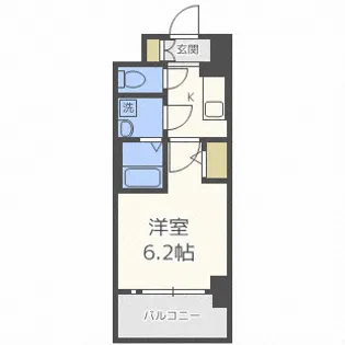 エスリード福島ブレイブ【3階】の間取り