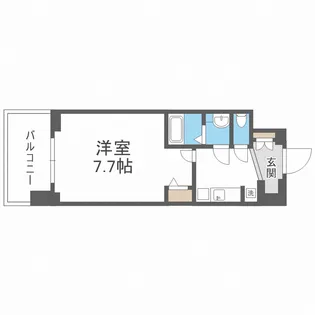 アドバンス大阪城シュアーヴ【9階】の間取り